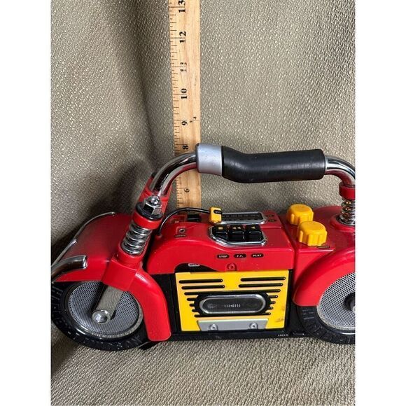 Junior Rider HARLEY DAVIDSON Portable Radio Cassette Player Partially Functional - Picture 15 of 15